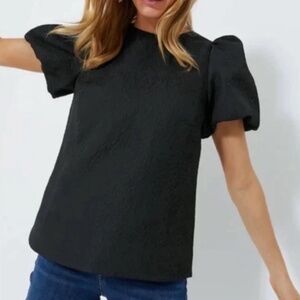 Pomander Place by Tuckernuck Black Jacquard Lyla Blouse